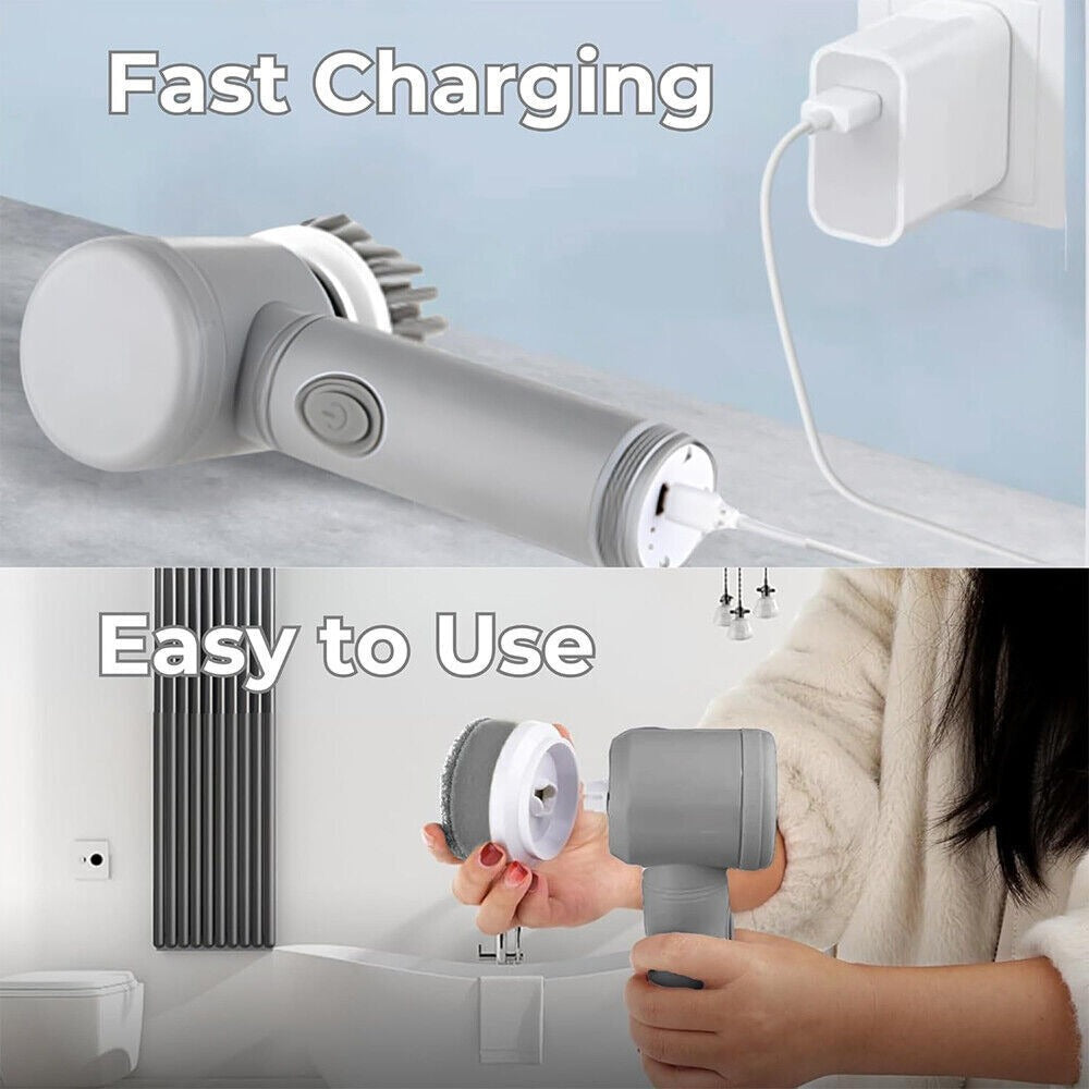 Cordless Electric Spin Scrubber